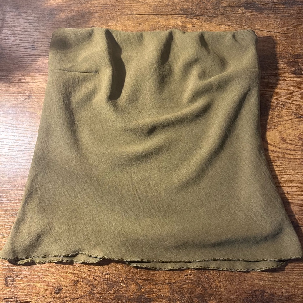 Olive Green Women's Tube Top